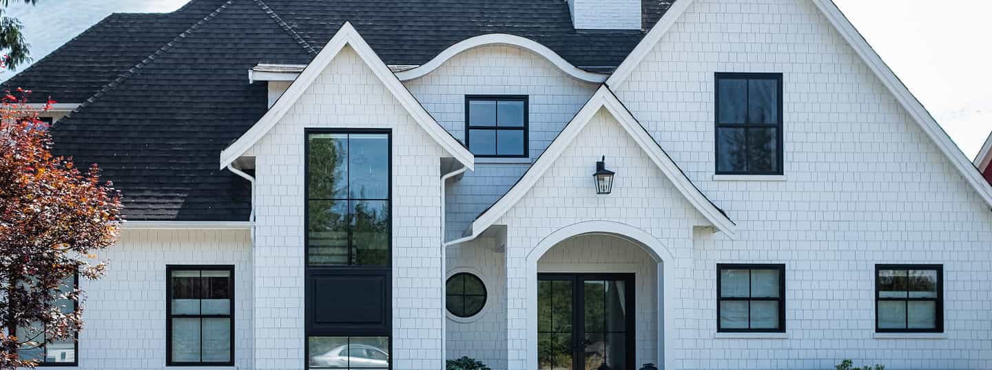 house with siding installed